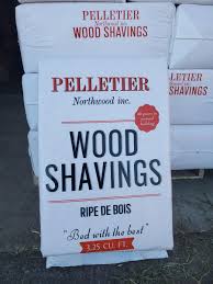Bagged wood shavings